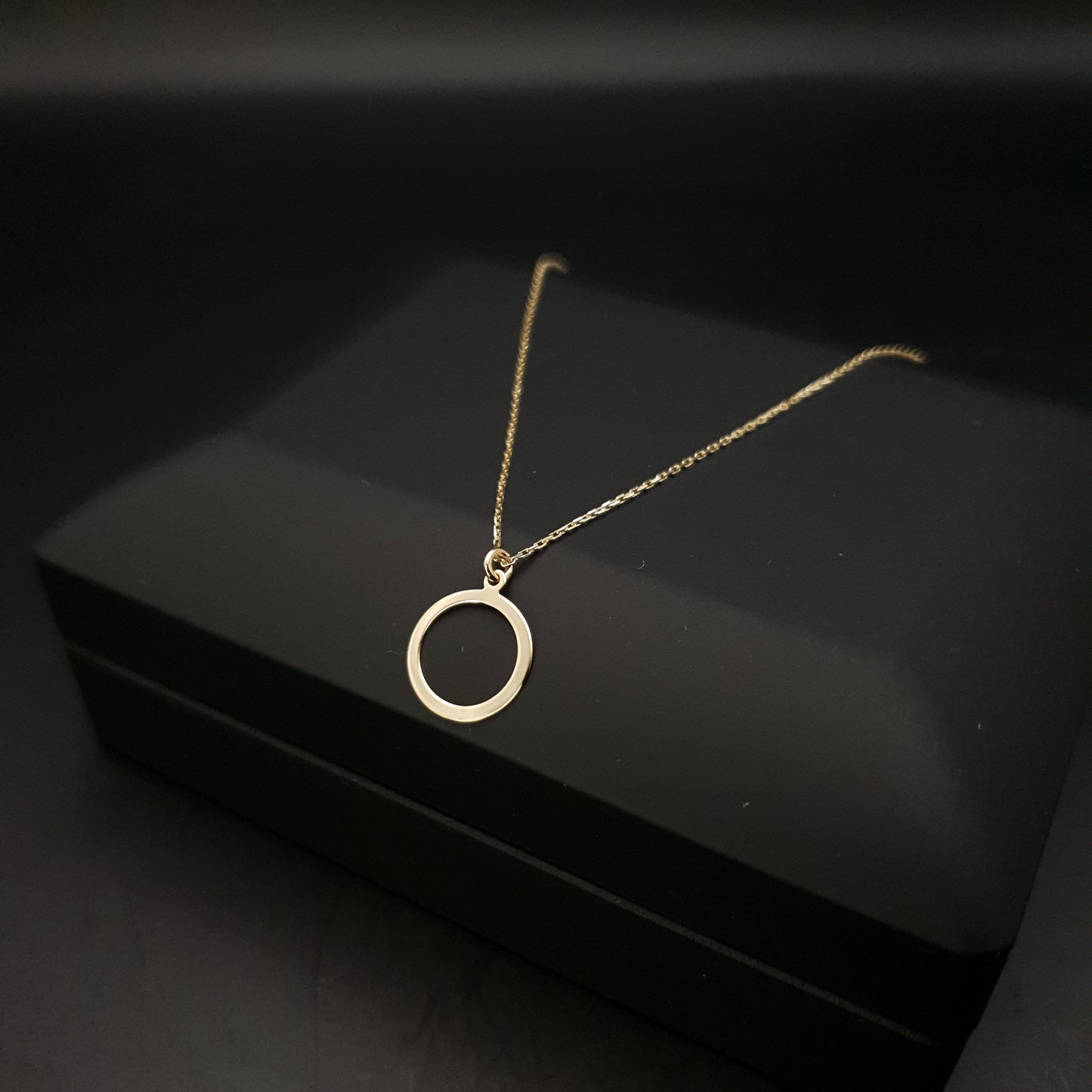 14K Real Gold Ring Of Love Necklace, Ring Pendant, Love Ring, Best gift, Gift for Her, Birthday gift, Anniversary Gift