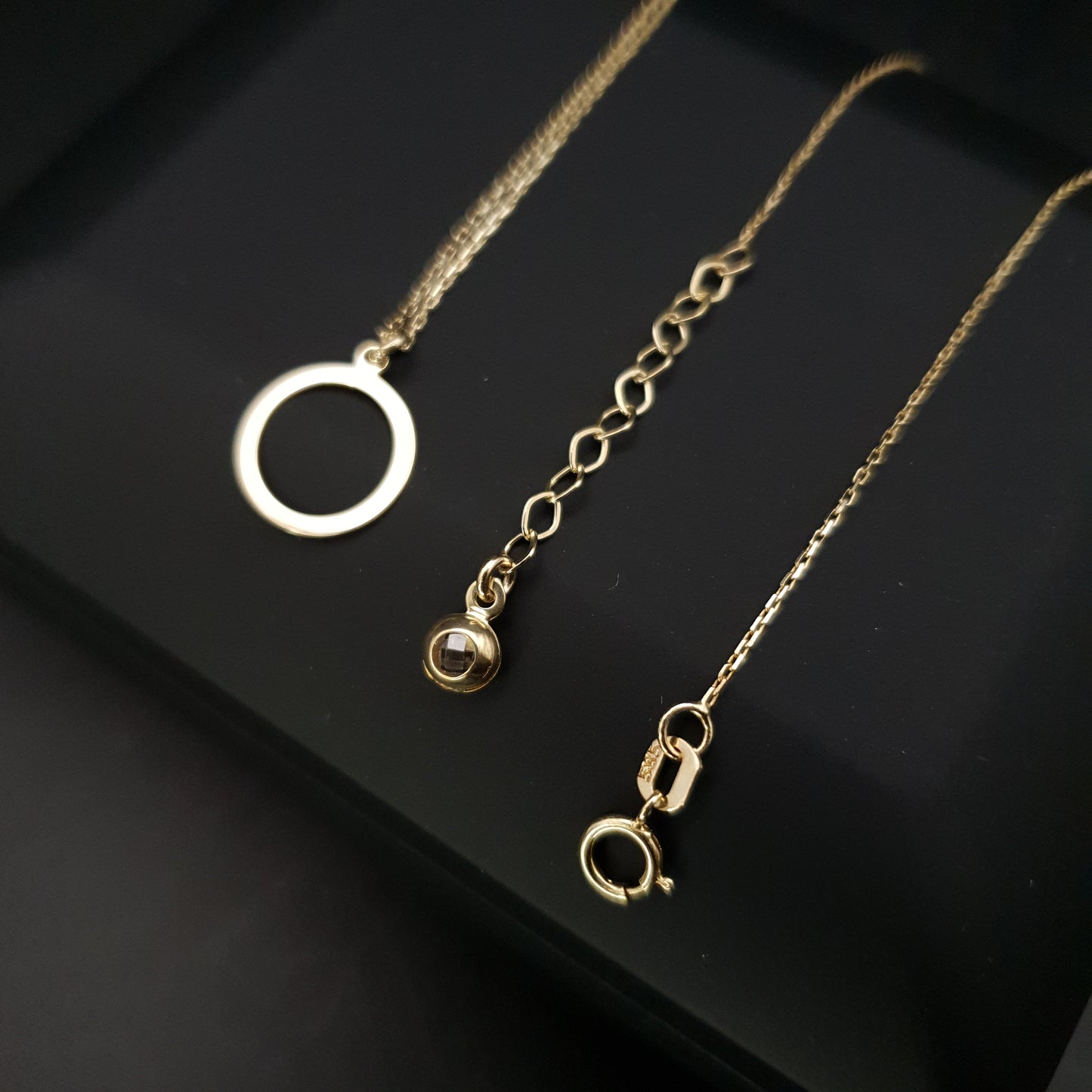 14K Real Gold Ring Of Love Necklace, Ring Pendant, Love Ring, Best gift, Gift for Her, Birthday gift, Anniversary Gift