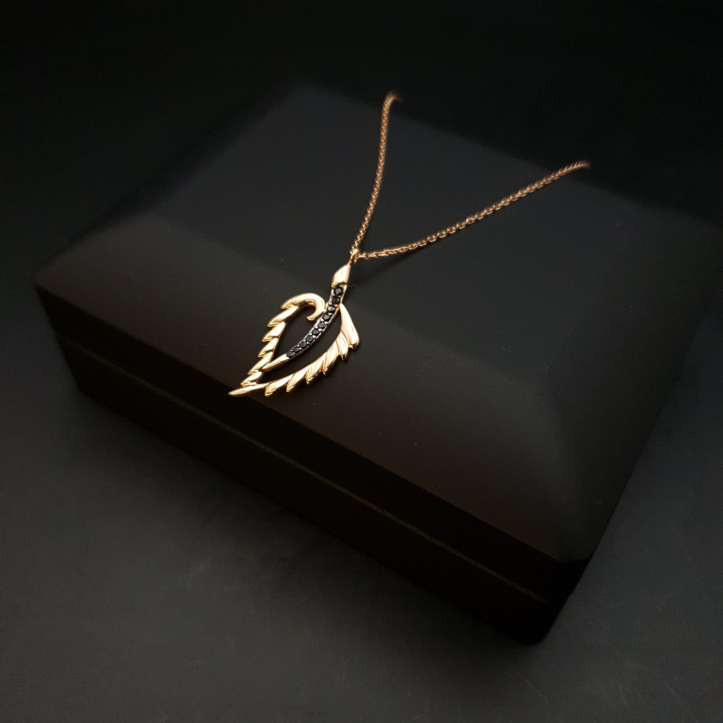 18K Real Gold Leaf Shape Necklace, Charm Necklace, Leaf Pendant, gift for her, best gift, birthday gift, gold leaf necklace,