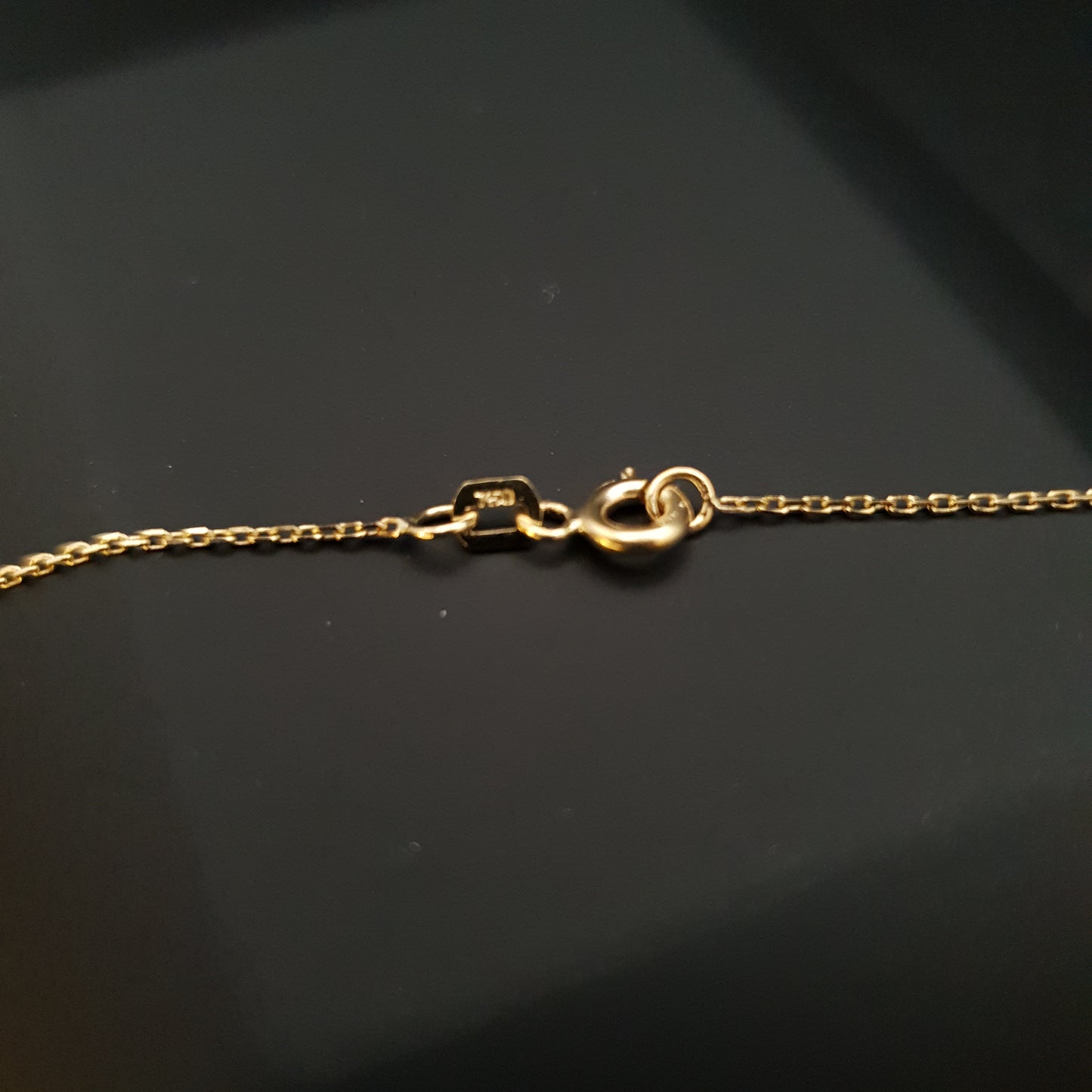 18K Real Gold Triangle Necklace, Triangle Pendant With Diamond, Triangle of Love, Charm Necklace, Best gift for her, Birthday gift,