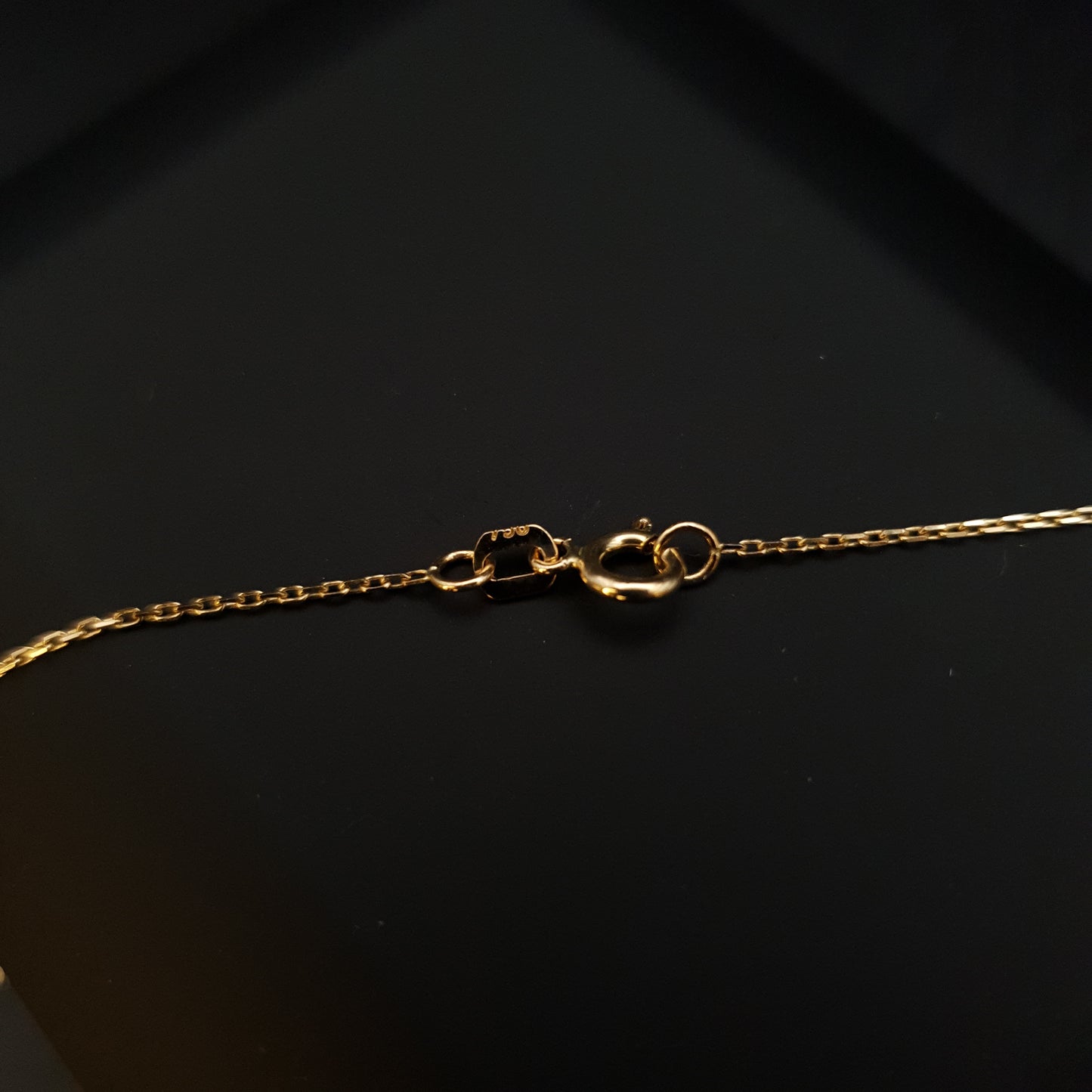 18K Real Gold Designed Angel Necklace, Angel Pendant, Abstract angle design, Best gift for her, Birthday Gift, Gold Angel,
