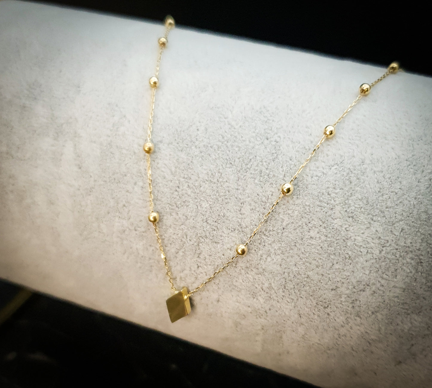 18K Real Gold Kite Necklace,Louise Necklace,Kite shape Pendant,Best Gift For her,Birthday Gift,High Quality Gold, Anniversary Gift,