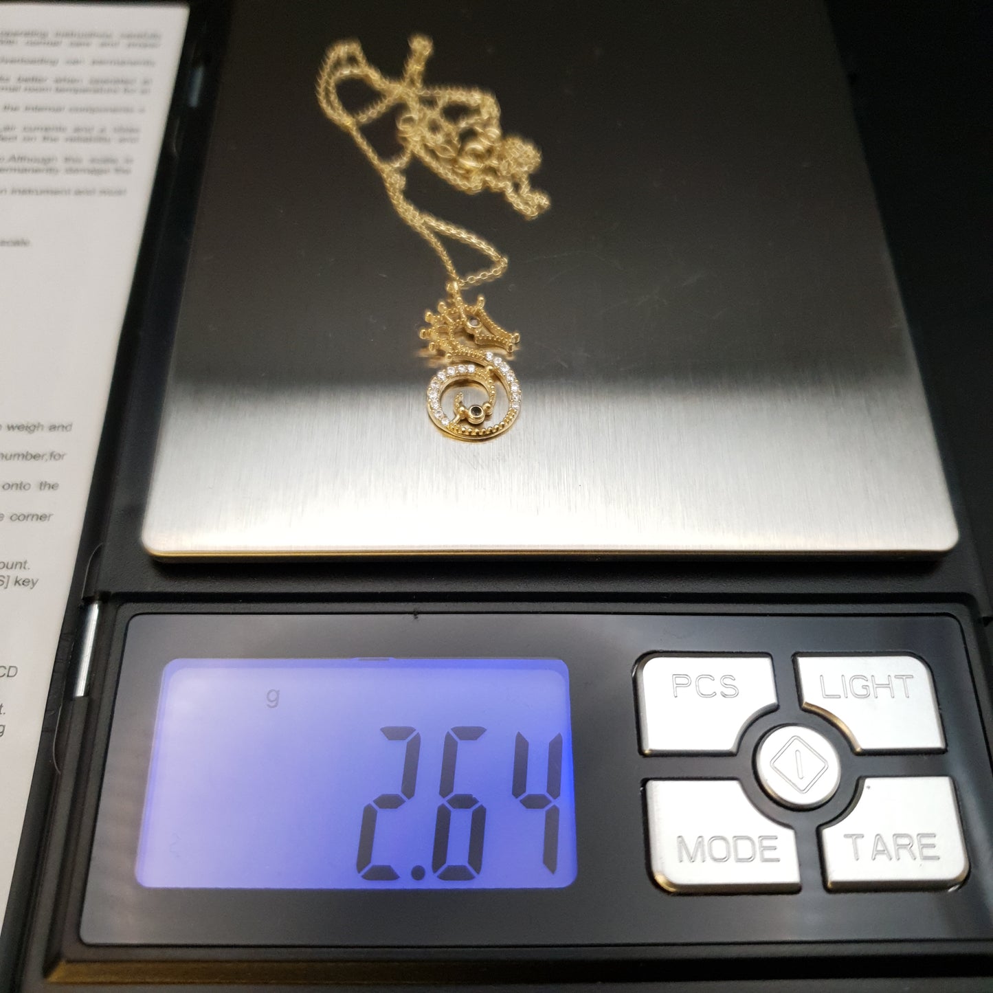18K Real Gold Sea Horse Necklace, Sea Horse Pendant, Charm Necklace, Modern Design, Delicate design, best gift for her, birthday gift,