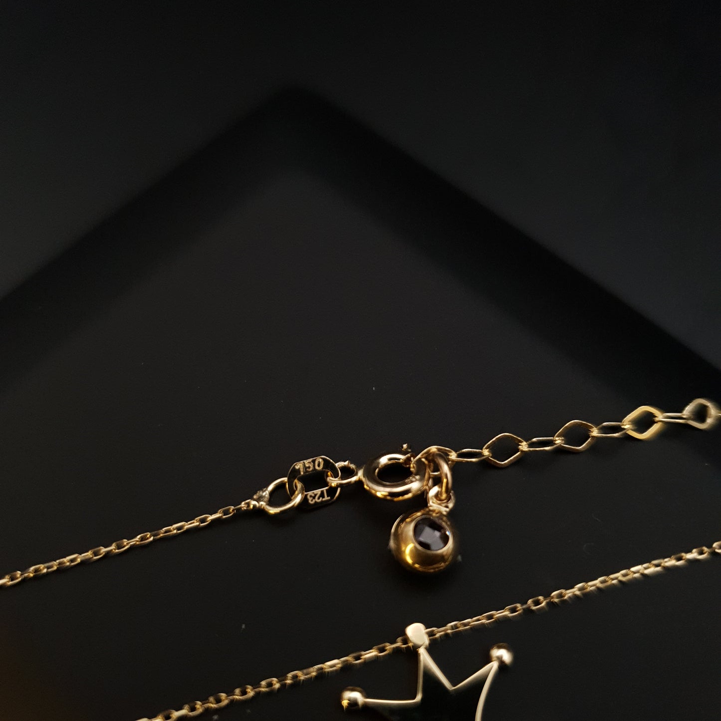 18K Real Gold King Star Necklace, King Star Pendants, Gold Star With Diamonds,  Best Gift For Her, Birthday Gift, Charm Necklace,